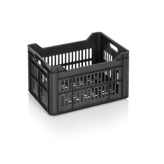 Каса за плодове и зеленчуци 40/30/25.5см черна